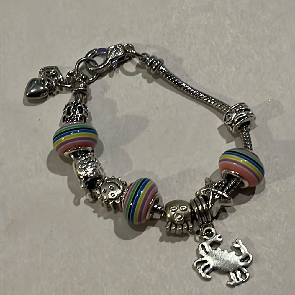 Silver Charm Bracelet